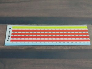 温度シールの束