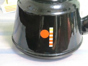 温度シール貼り